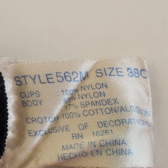 Vintage Spirite Industries Black Lace Shapewear Lingerie - Picture 5 of 16